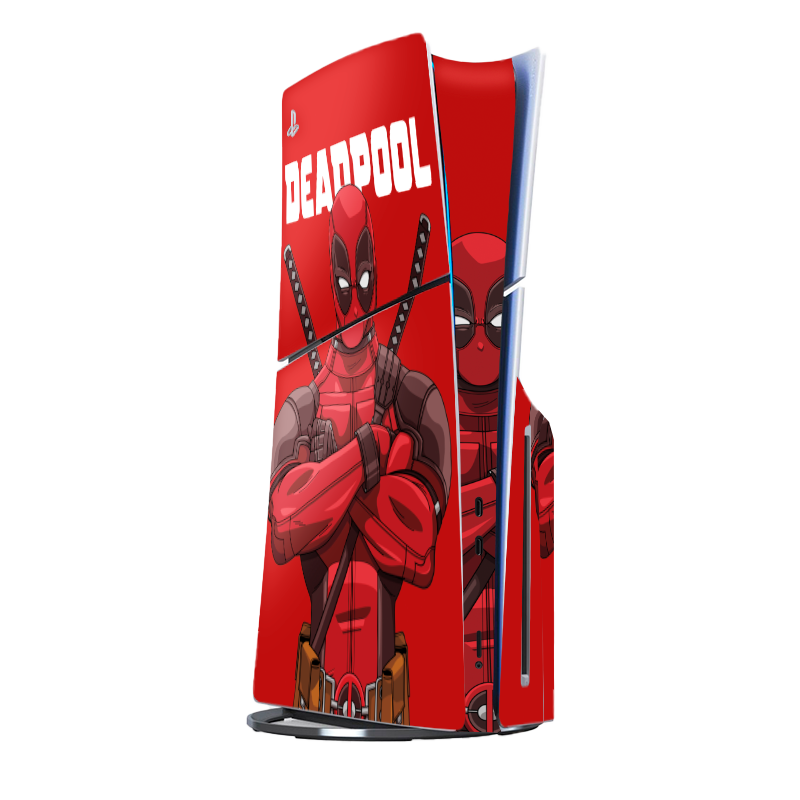 Deadpool Skin Playstation 5 Slim Xonebrand