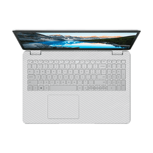 Fibra Carbono Blanco Dell Inspiron Skin