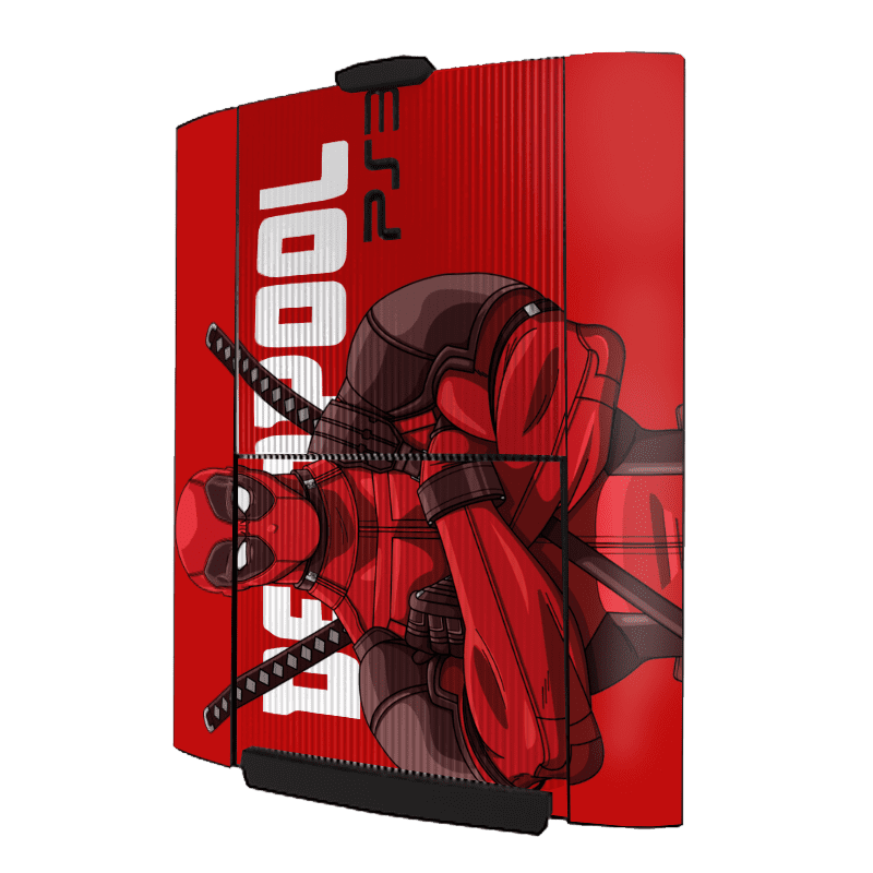 Deadpool Skin Playstation 3 Super Slim Xonebrand
