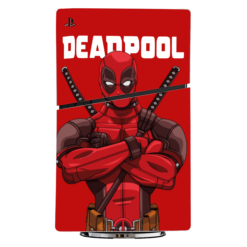 Deadpool Skin Playstation 5 Slim Xonebrand