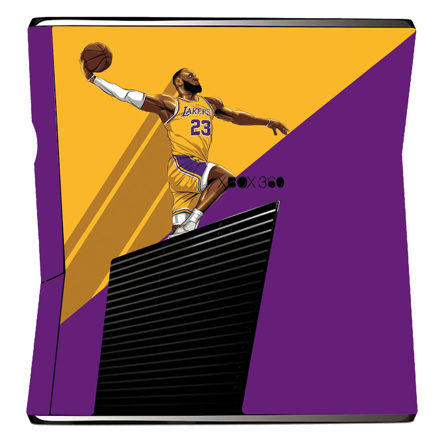 Lakers Xbox 360 Slim Bundle Skin