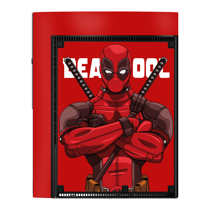 Deadpool Skin Playstation 3 Super Slim Xonebrand