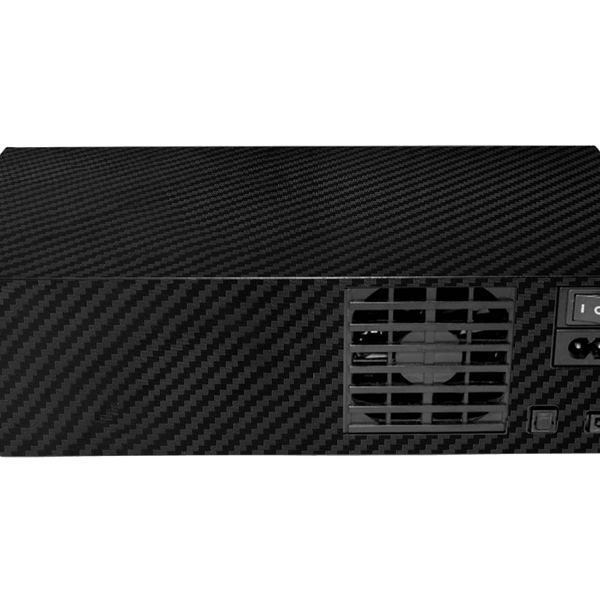 Fibra Carbono Negro Skin Playstation 2 Fat