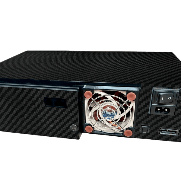 Fibra Carbono Negro Skin Playstation 2 Fat