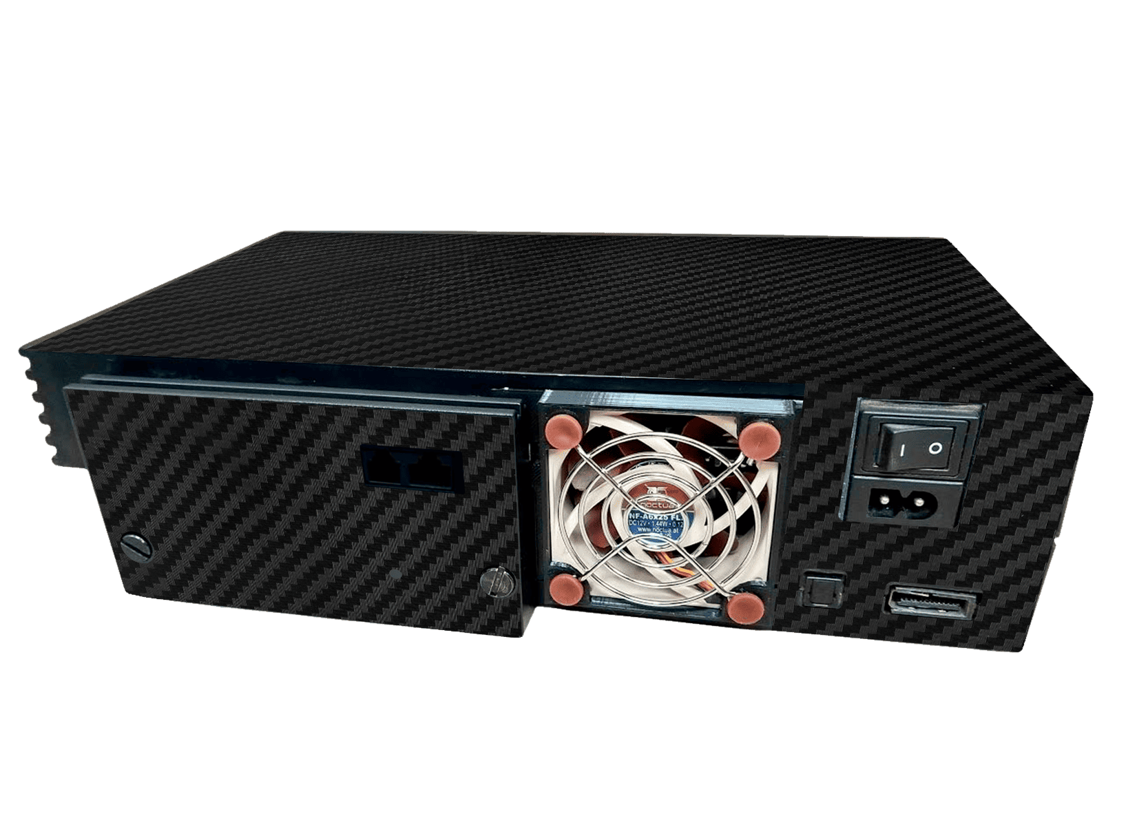 Fibra Carbono Negro Skin Playstation 2 Fat