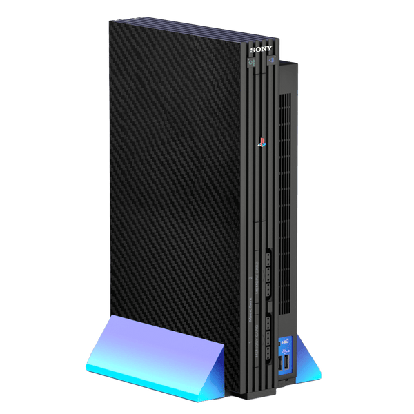 Fibra Carbono Negro Skin Playstation 2 Fat