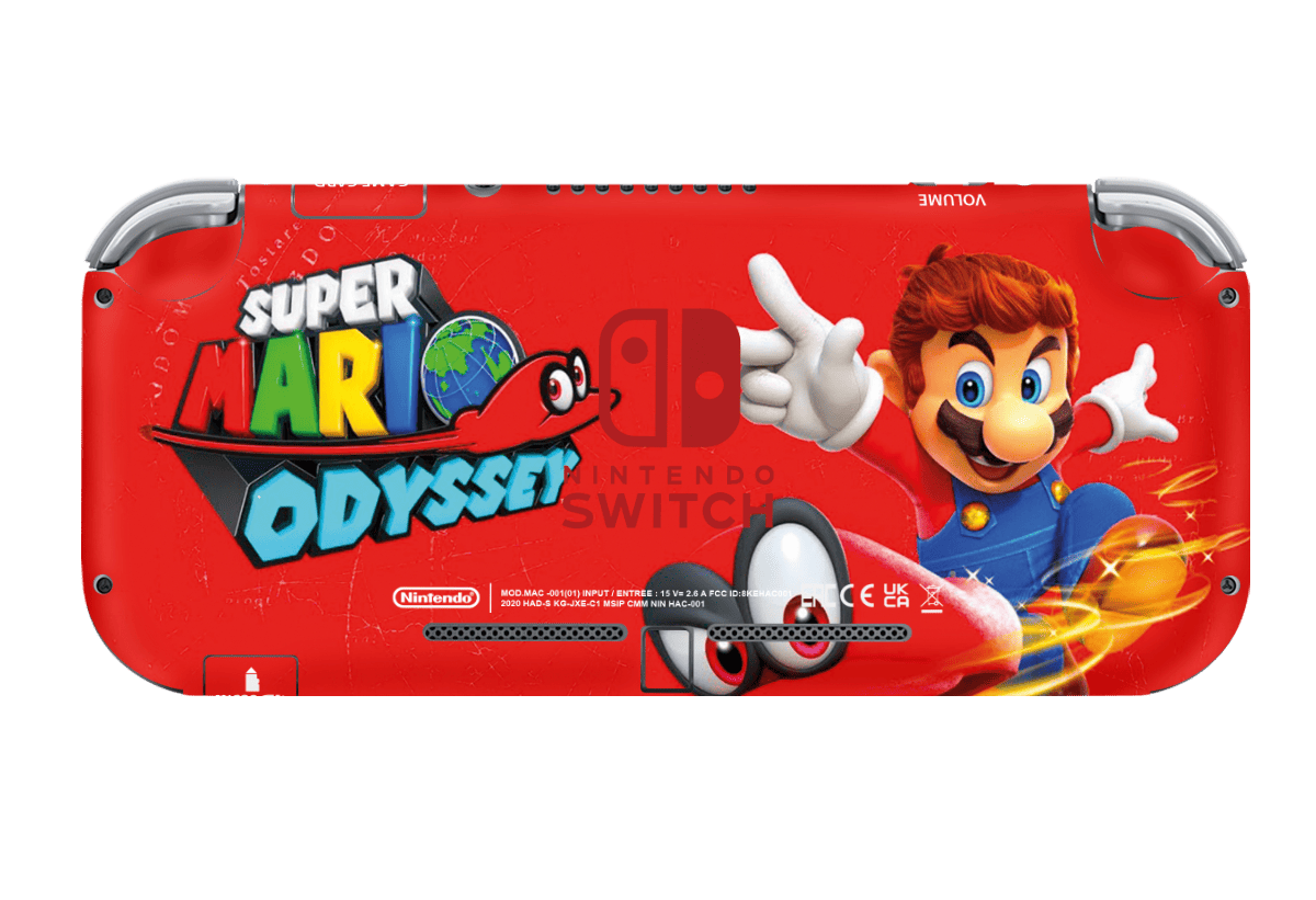 Super Mario Odyssey Skin Nintendo Switch Lite Xonebrand