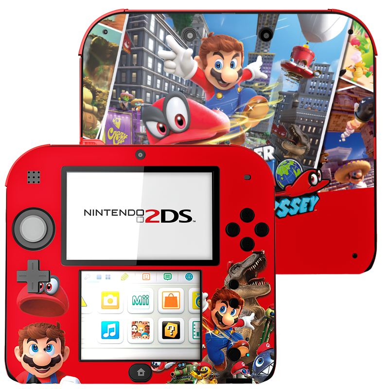 Skin para Nintendo 2Ds edición Mario Odyssey  – Xonebrand