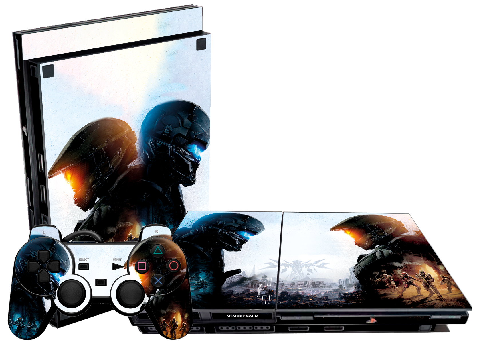 Halo Skin Playstation 2 Slim