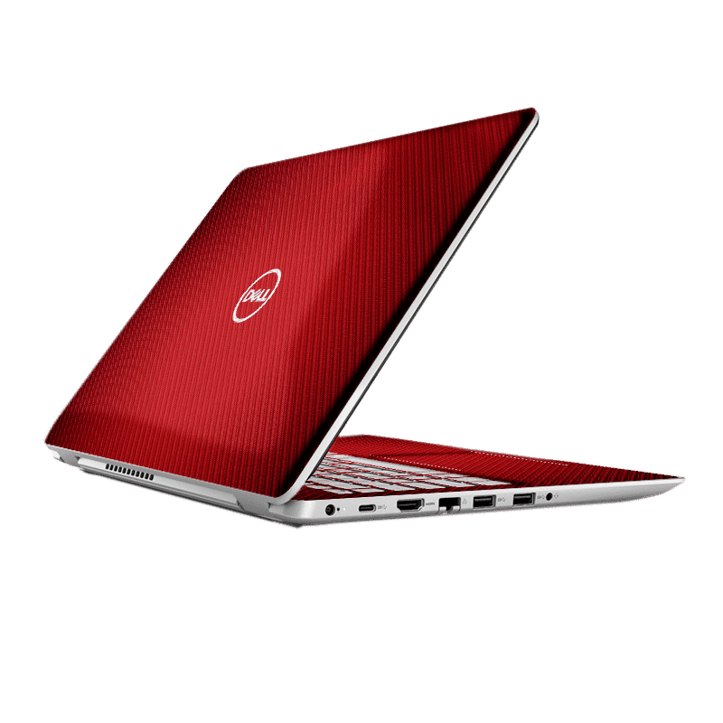 Fibra Carbono Rojo Dell Inspiron Skin