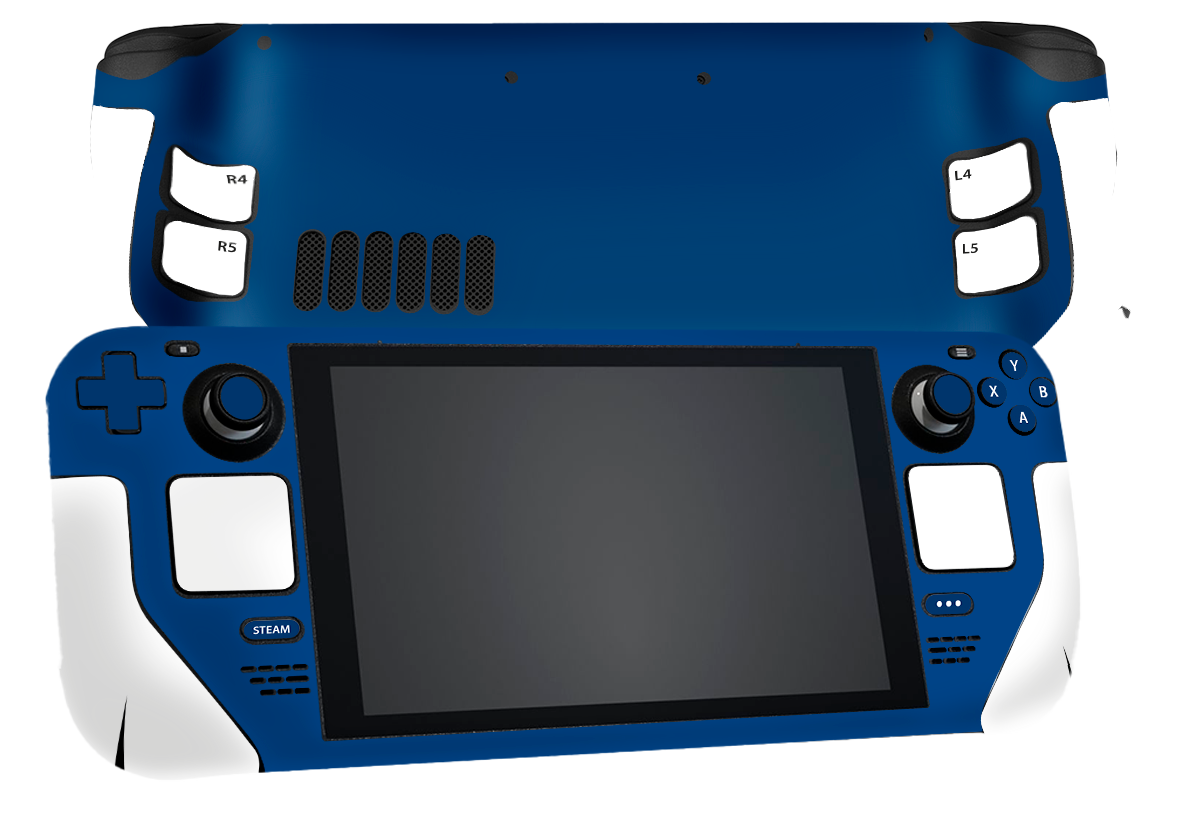 Mate Azul & Blanco Steam Deck Skin
