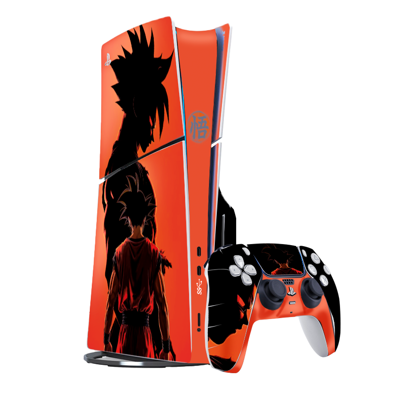 Dragon Ball Gok Skin Playstation 5 Slim Xonebrand