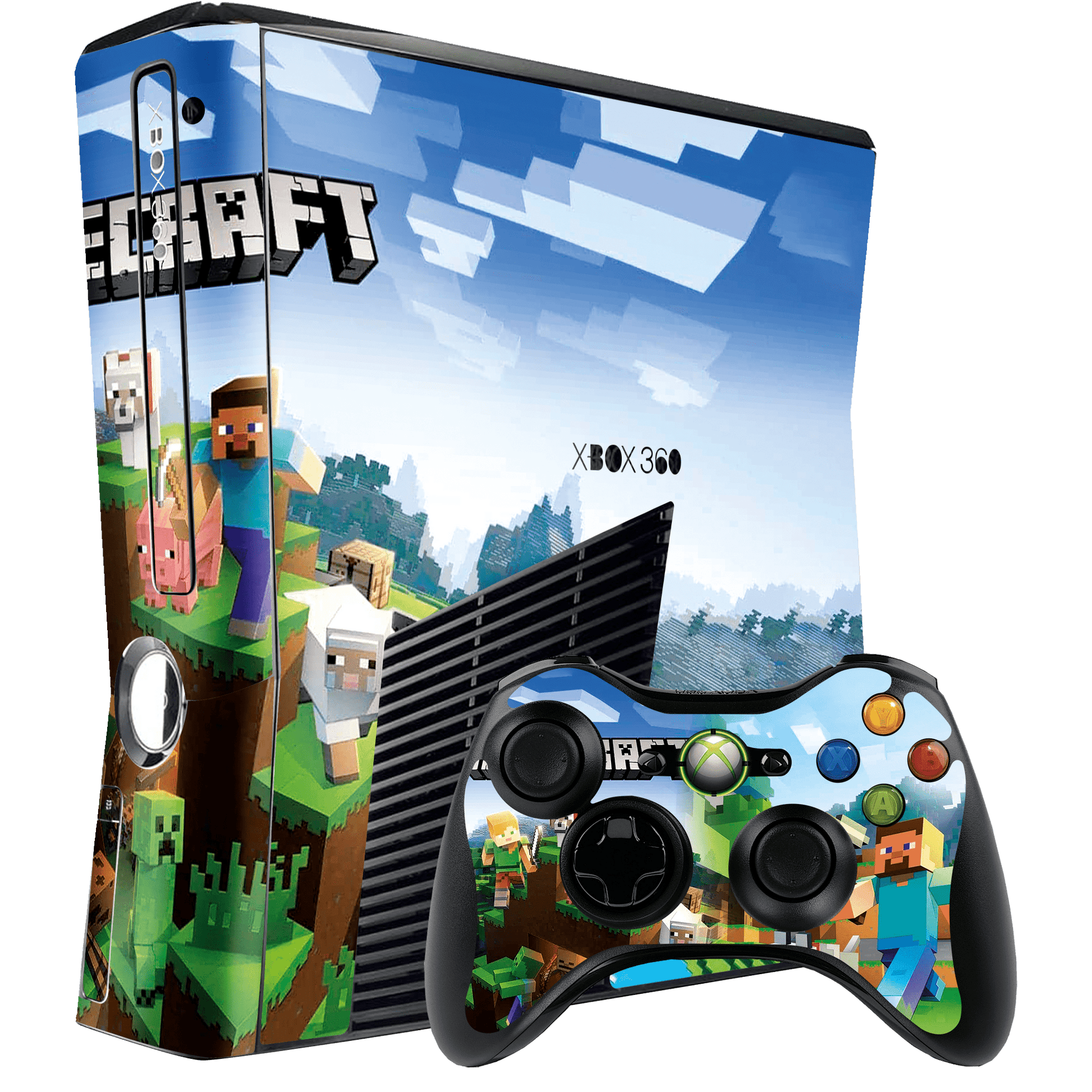 Minecraft Xbox 360 Slim Bundle Skin