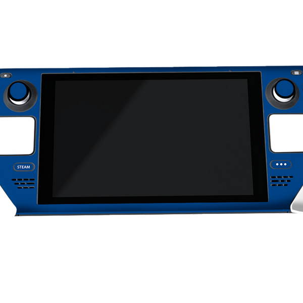 Matte Blue & White Steam Deck Skin Xonebrand