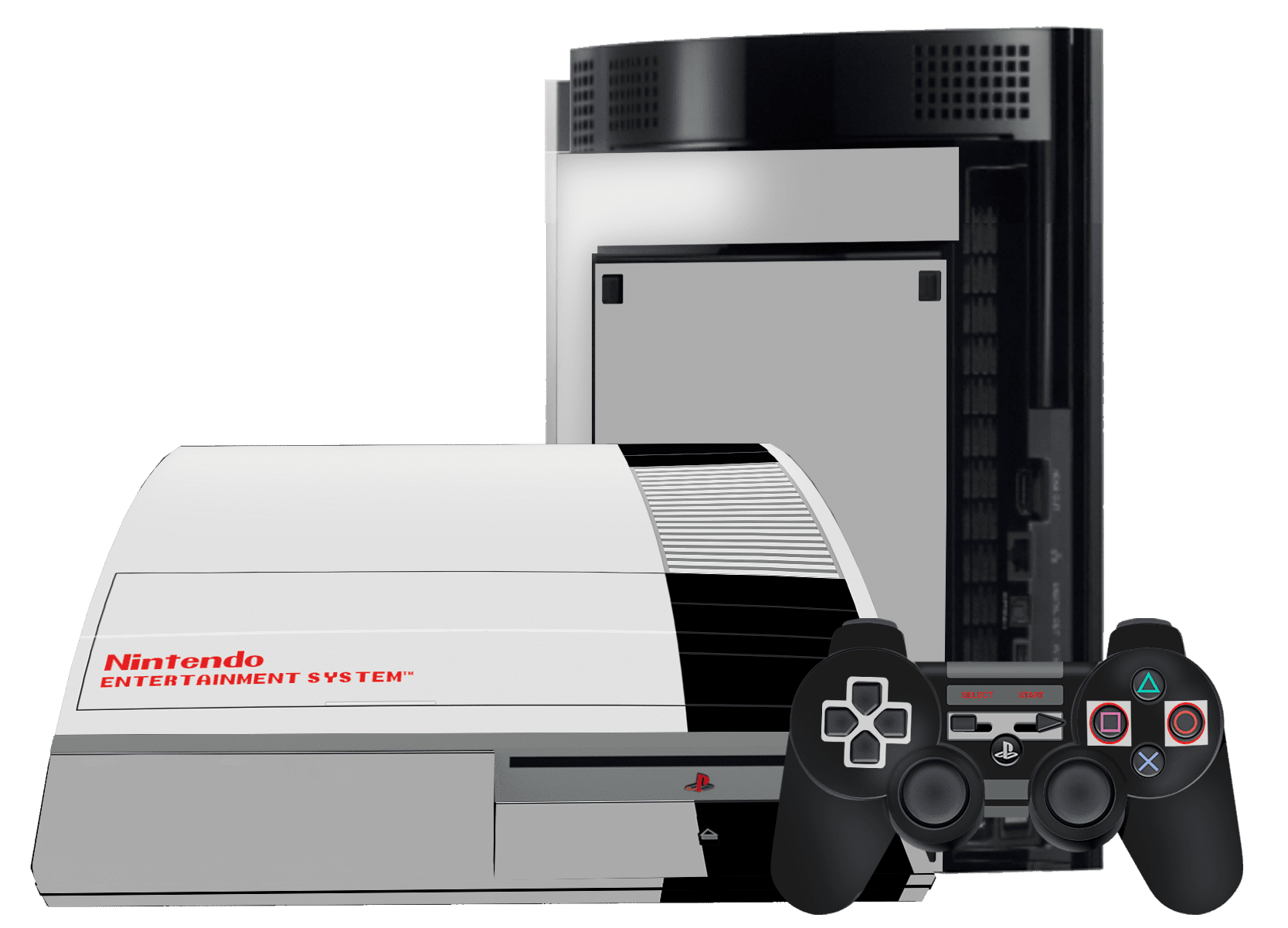 Edicion NES PS3 Fat Bundle Skin