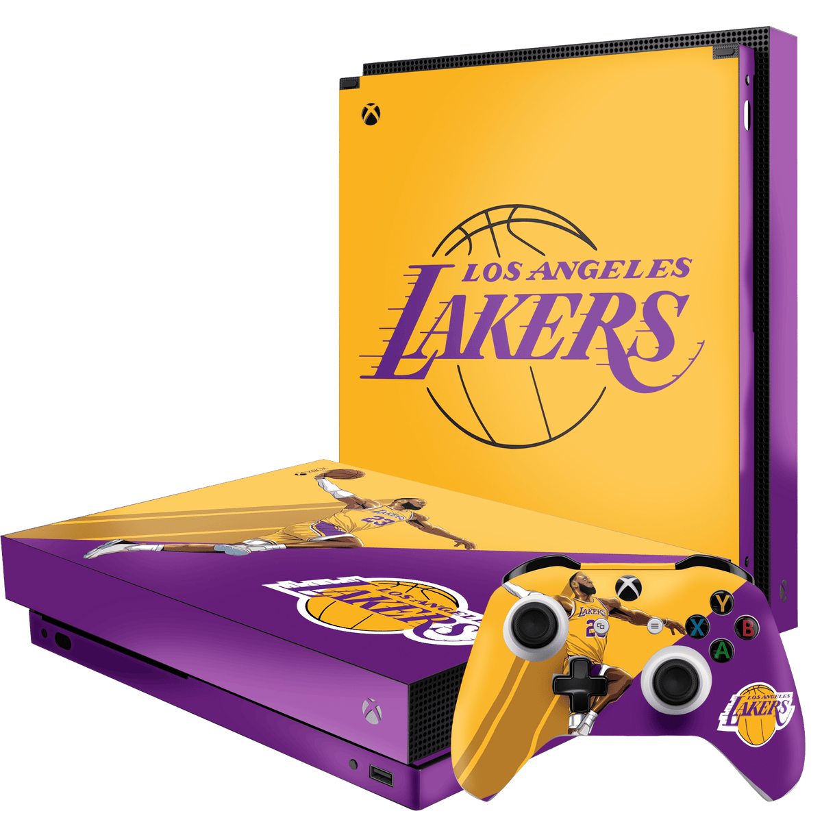 Lakers Skin Xbox One X Xonebrand