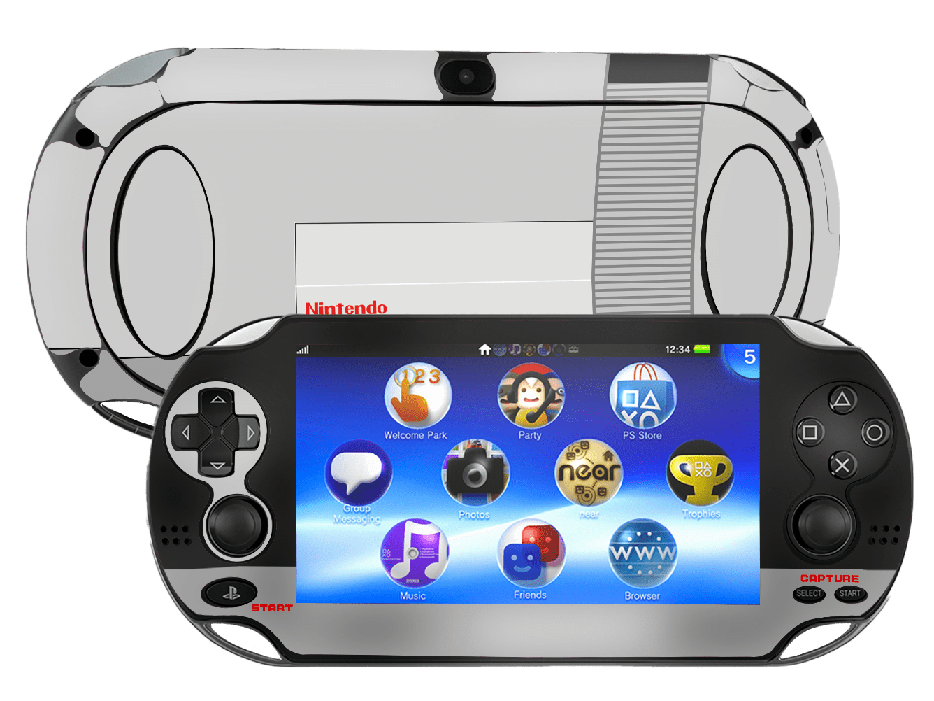 NES Skin Playstation Portable PSVita Fat