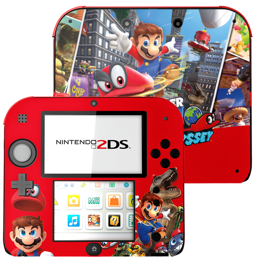 Super Mario Odyssey Nintendo 2DS Skin