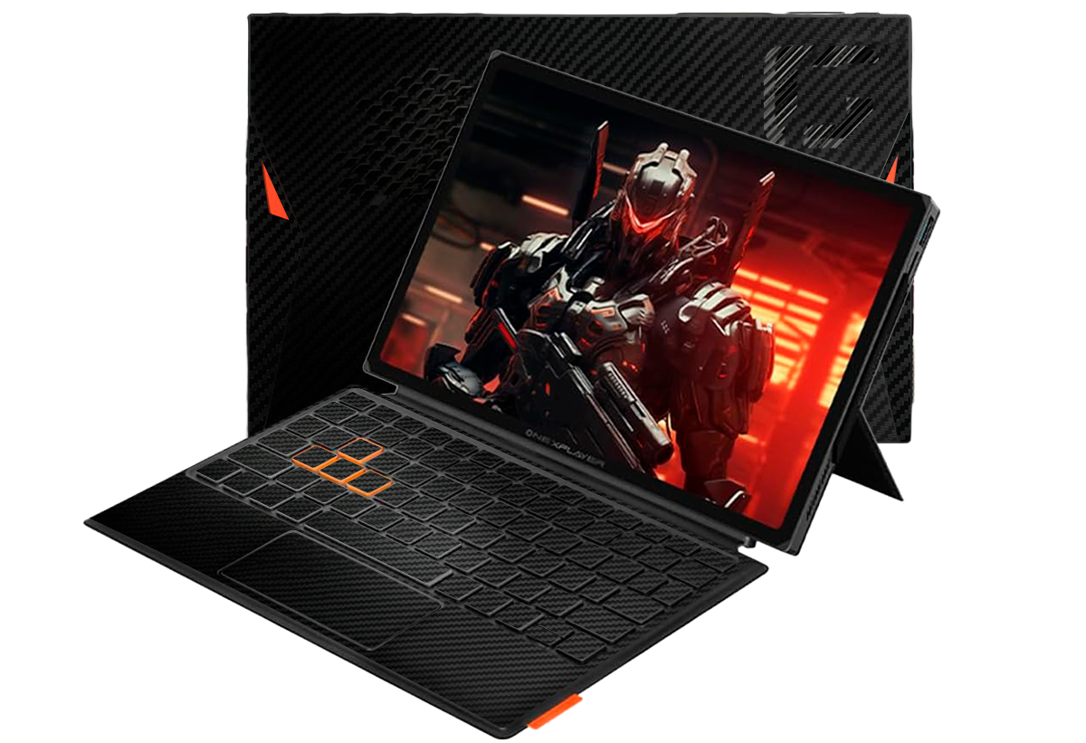 Fibra Carbono Negro OneXPlayer X1 Skin Xonebrand