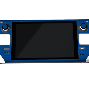 Mate Azul & Blanco Steam Deck Handheld Gaming Computer Skin