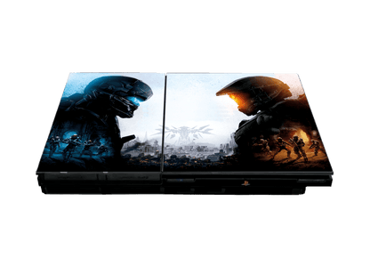 Halo PS2 Slim (2014) Bundle Skin