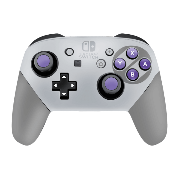 SNES Skin Nintendo Switch Pro Controller Xonebrand