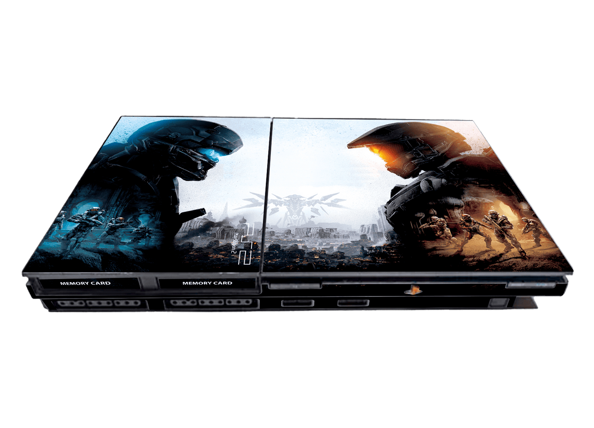 Halo Skin Playstation 2 Slim Xonebrand
