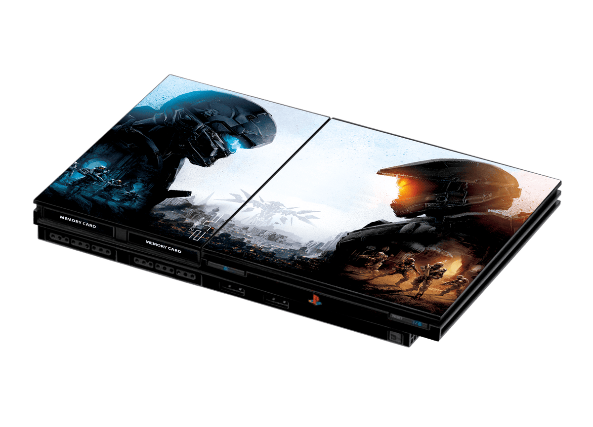 Halo Skin Playstation 2 Slim Xonebrand