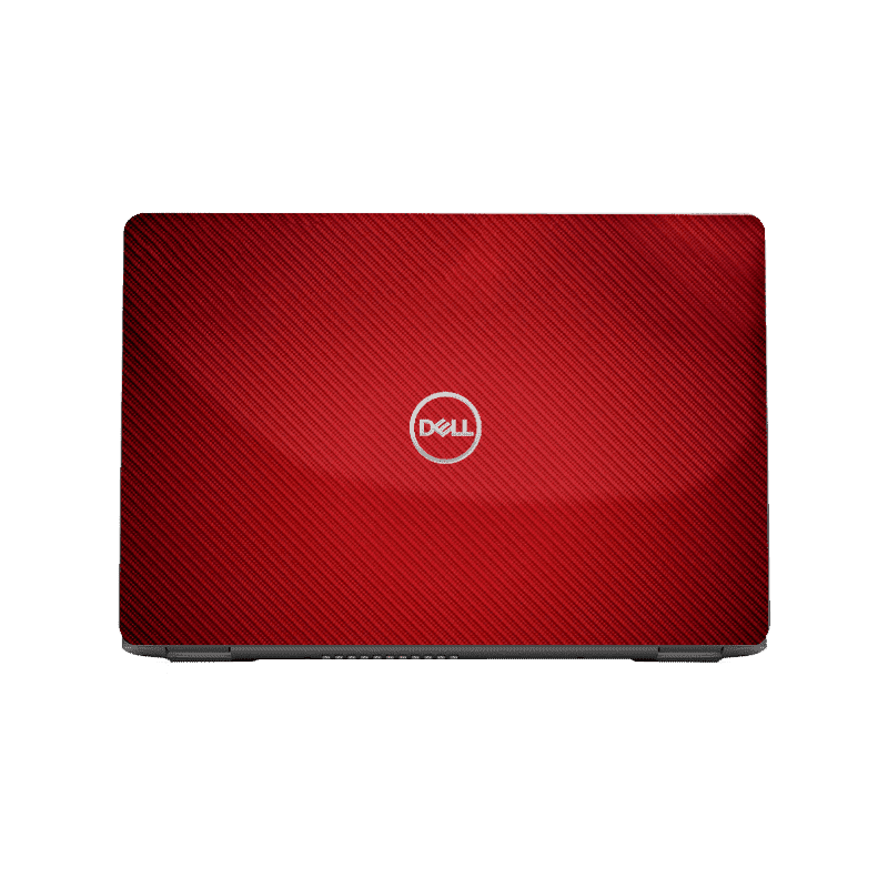 Fibra Carbono Rojo Dell Inspiron Skin