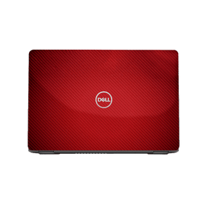 Fibra Carbono Rojo Dell Inspiron Skin