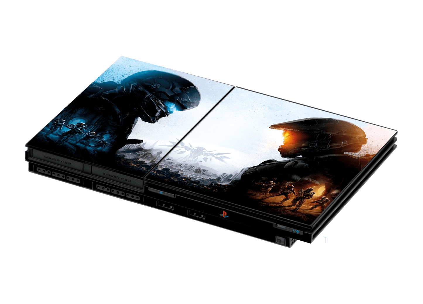 Halo PS2 Slim (2014) Bundle Skin