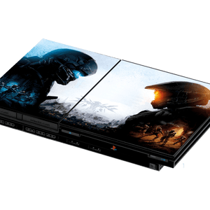 Halo PS2 Slim (2014) Bundle Skin