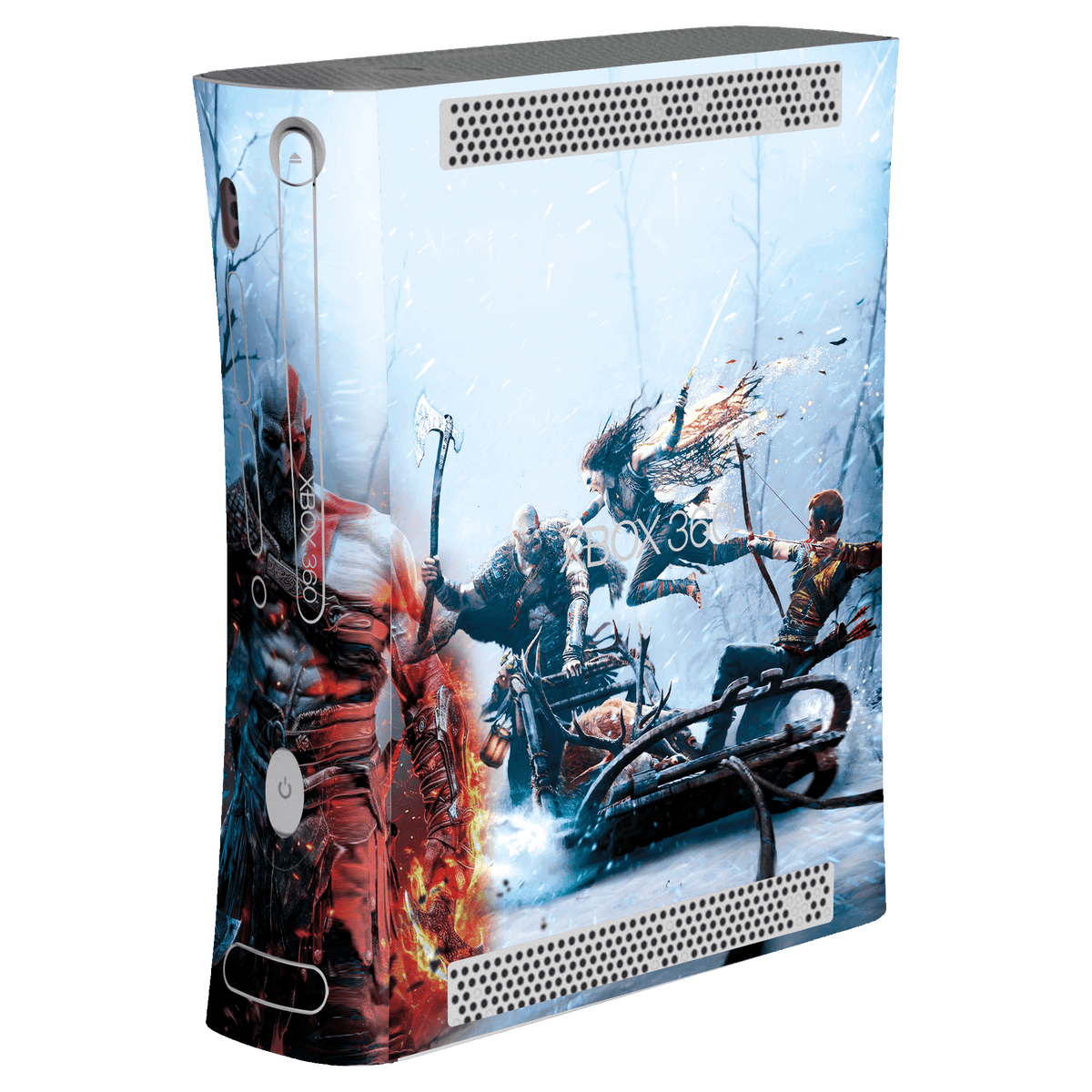 God of War Ragnarok Skin Xbox 360 Fat Xonebrand