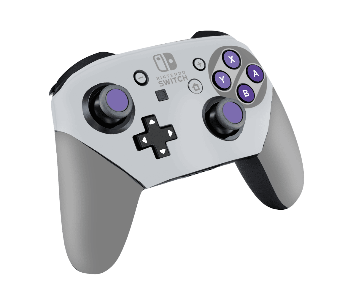 SNES Skin Nintendo Switch Pro Controller Xonebrand
