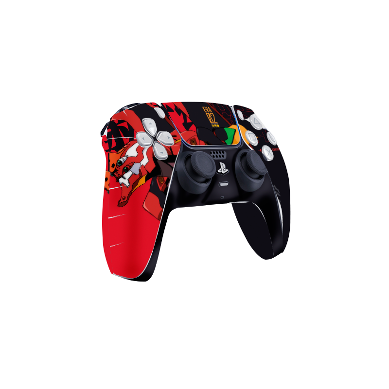 Evangelion Eva 02 Skin Playstation 5 DualSense Full Xonebrand
