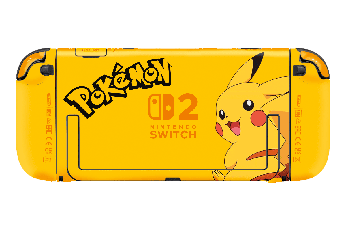 Pokemon Pikachu Skin Nintendo Switch 2 (2025) Xonebrand