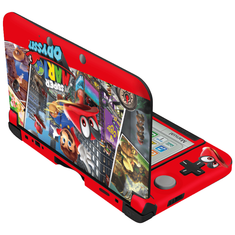 Super Mario Odyssey Nintendo 3DS XL 2015 Skin