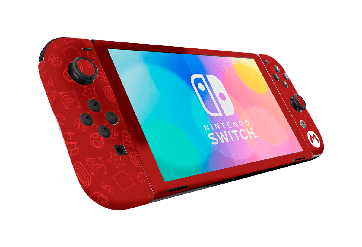 Mario Bros Iconos Nintendo Switch Oled (2021) Skin