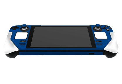 Mate Azul & Blanco Steam Deck Handheld Gaming Computer Skin