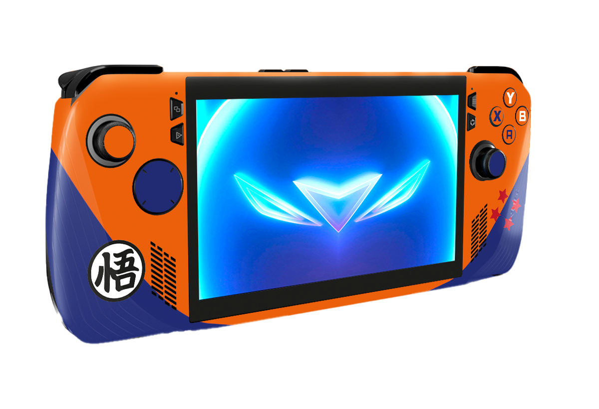 Dragon Ball Goku Asus Rog Ally X Handheld Gaming Computer Skin