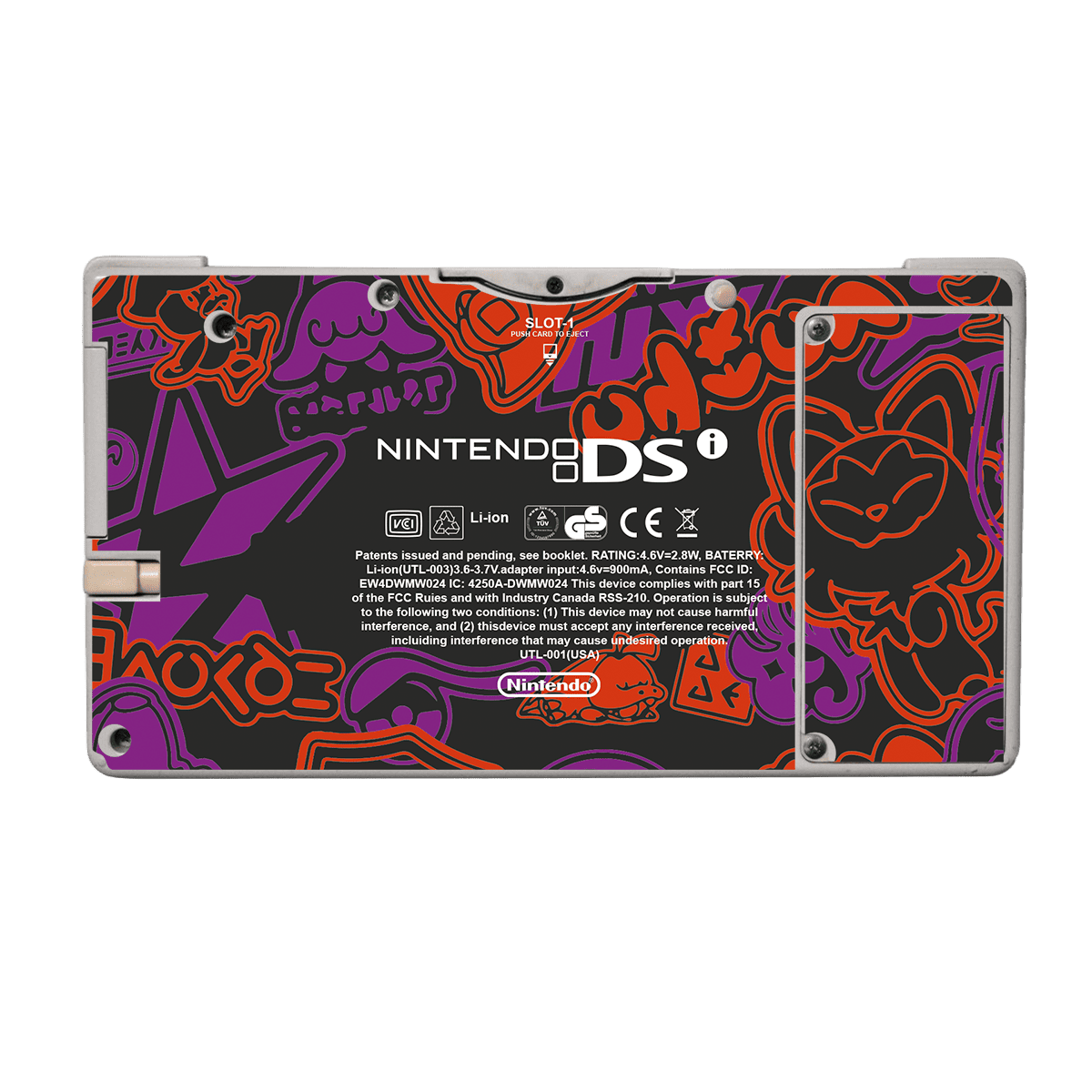 Pokemon Scarlet & Violet Skin Nintendo DSi (2008) Xonebrand
