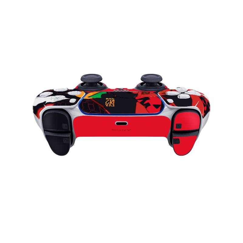 Evangelion Eva 02 Skin Playstation 5 DualSense Full Xonebrand