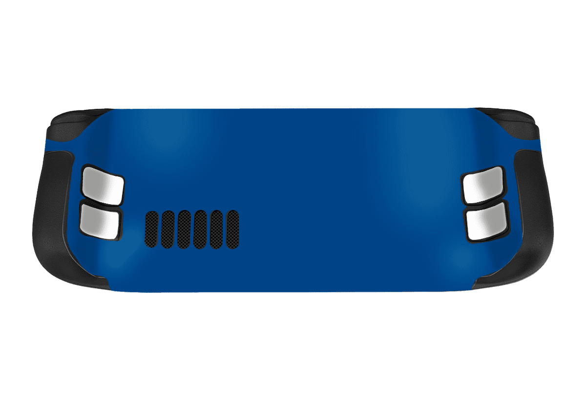 Mate Azul & Blanco Steam Deck Handheld Gaming Computer Skin