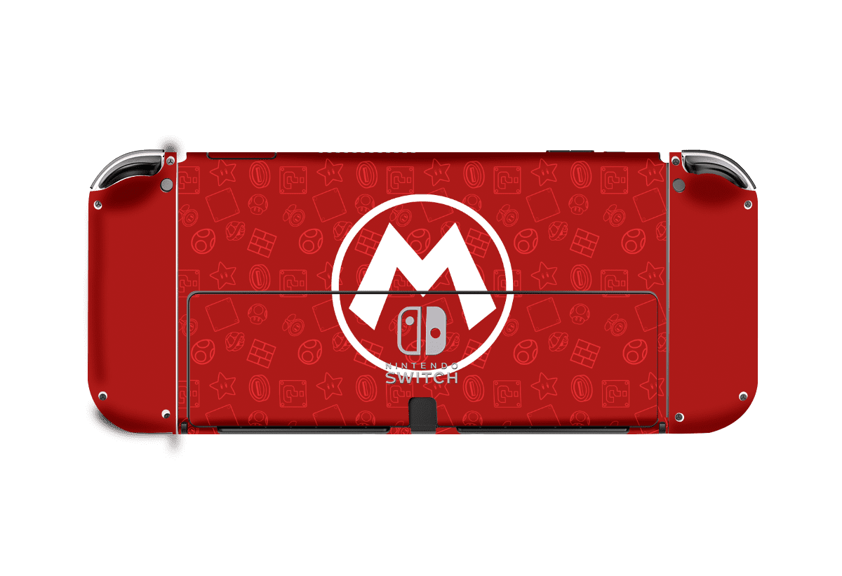 Mario Bros Iconos Nintendo Switch Oled (2021) Skin