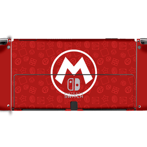 Mario Bros Iconos Nintendo Switch Oled (2021) Skin