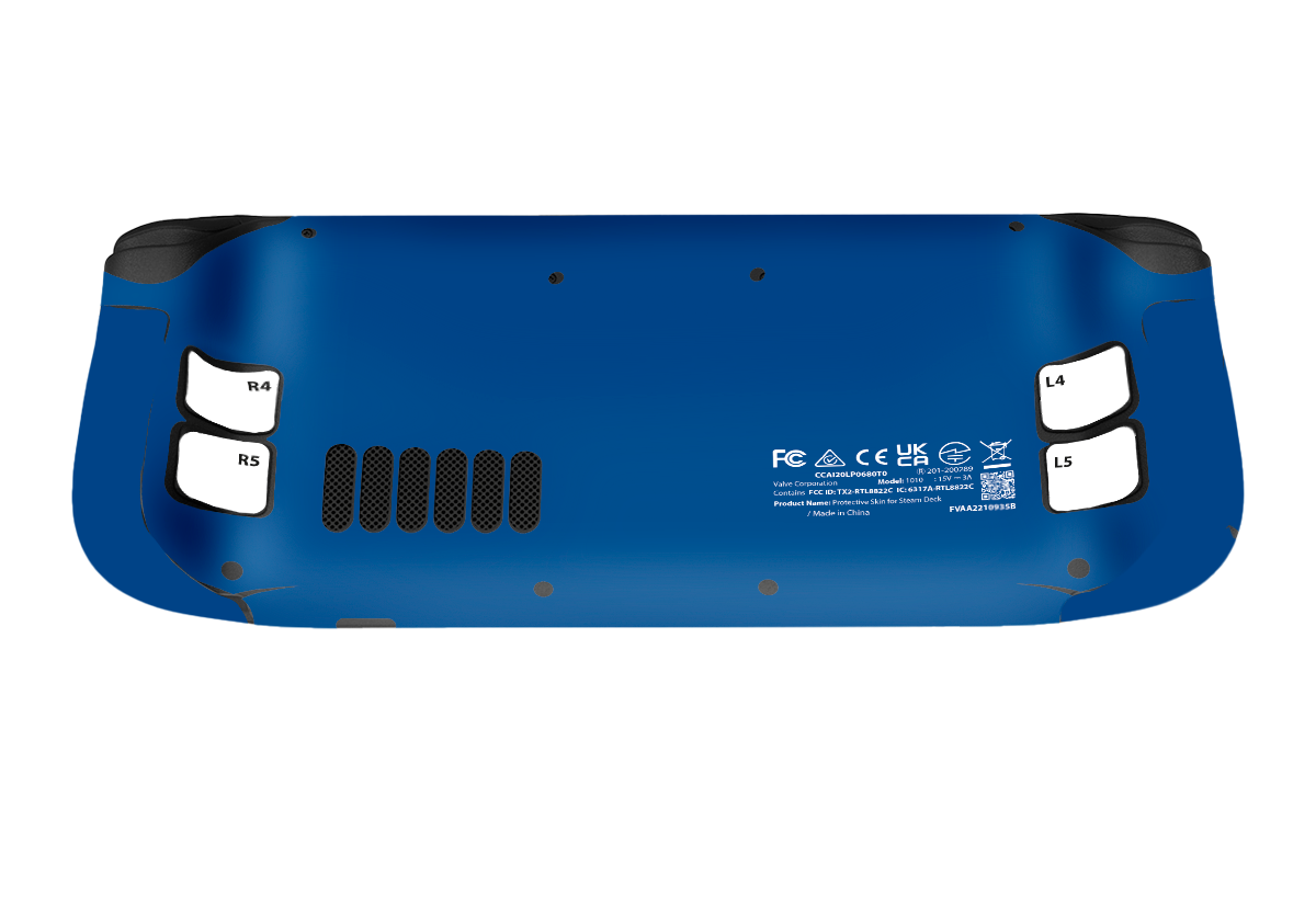 Matte Blue & White Steam Deck Skin Xonebrand
