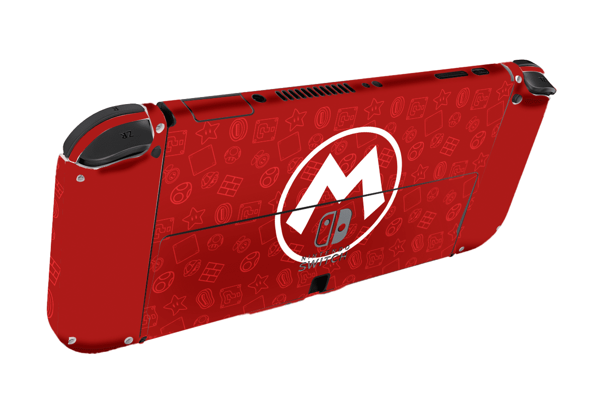 Mario Bros Iconos Nintendo Switch Oled (2021) Skin