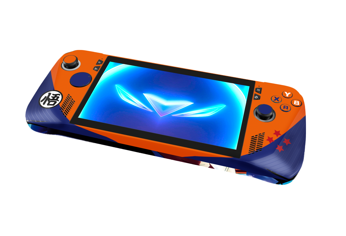 Dragon Ball Goku Asus Rog Ally X Handheld Gaming Computer Skin