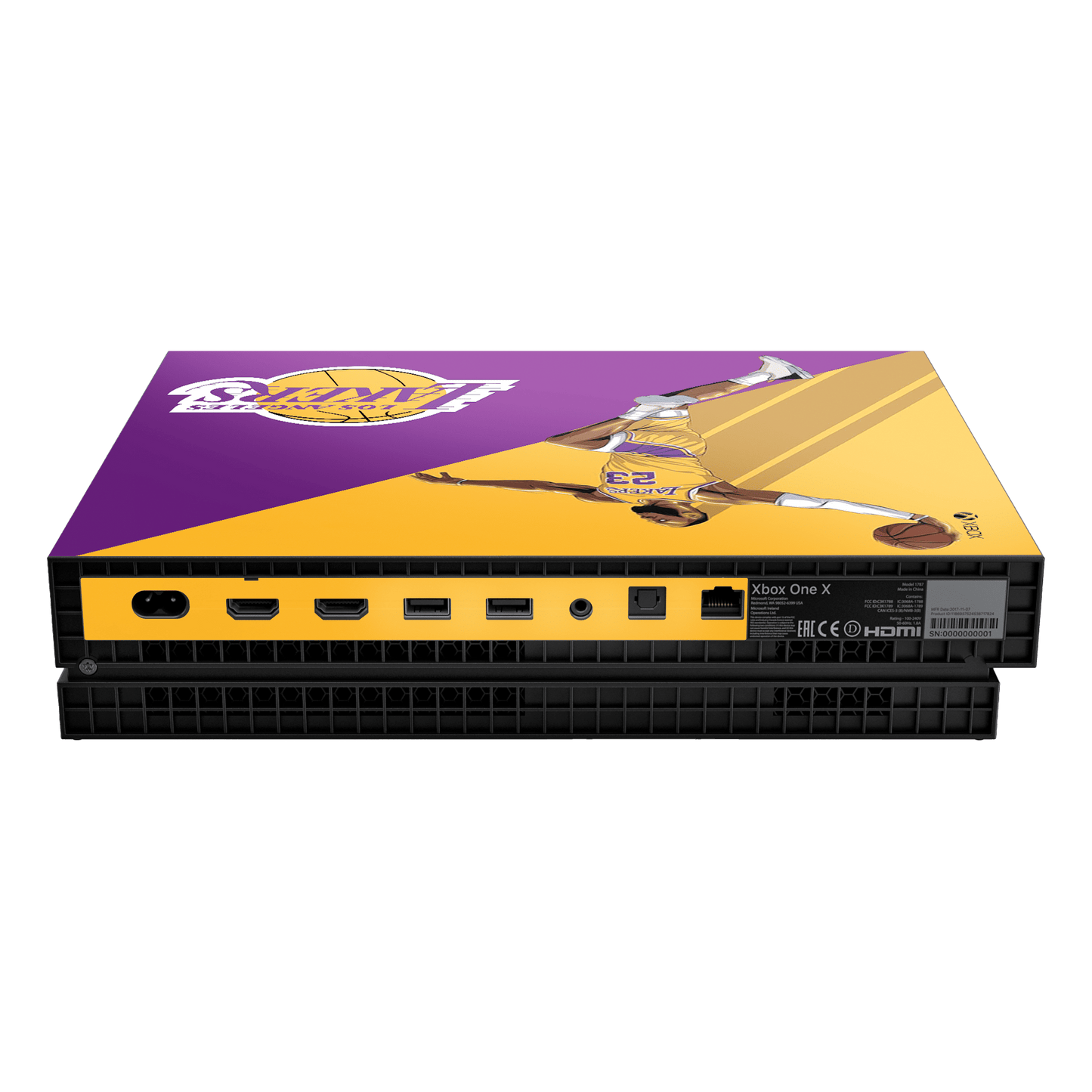 Lakers Xbox One X Bundle Skin