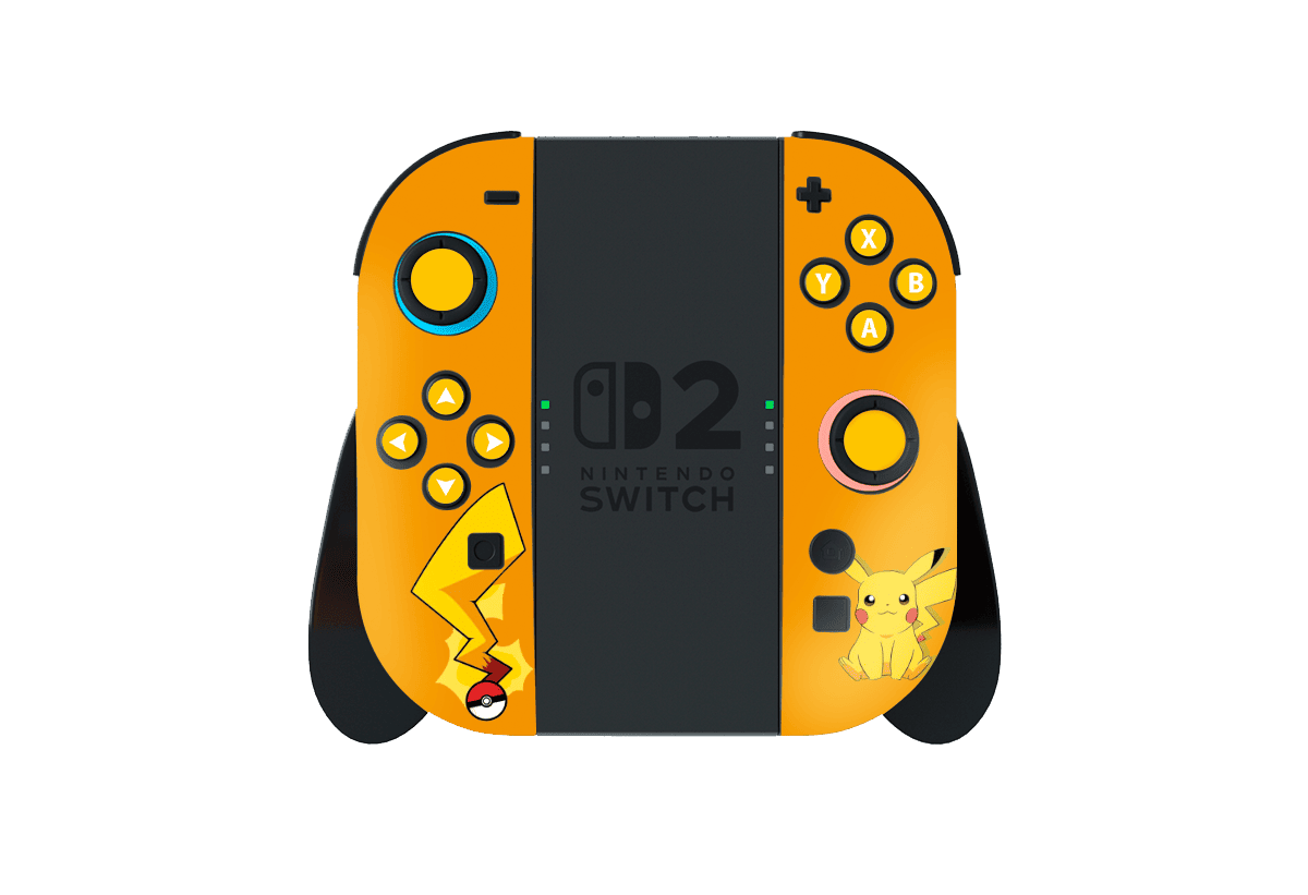 Pokemon Pikachu Skin Nintendo Switch 2 (2025) Xonebrand